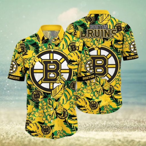 Summer Aloha NHL Boston Bruins Hawaiian Shirt Gift For Beach Vacation