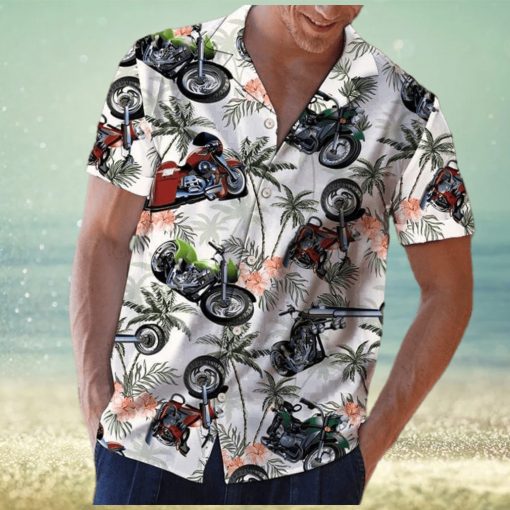 Summer Motorcycles Coconut Unisex Hawaiian Shirts