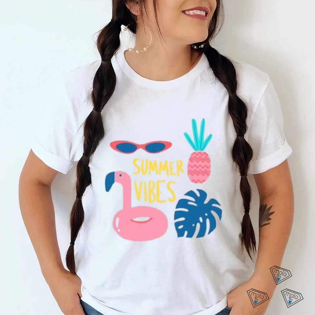 Summer vibes flamingo shirt Summer vibes flamingo shirt
