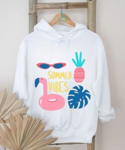 Summer vibes flamingo shirt