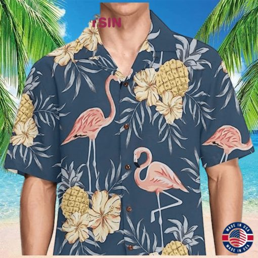 Sunny Side Up Radiate Confidence In Flamingo Hawaiian Shirts