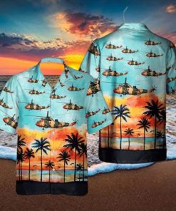 Sunset Beach Belgian Air Force Mk48 Aloha Hawaiian Shirts