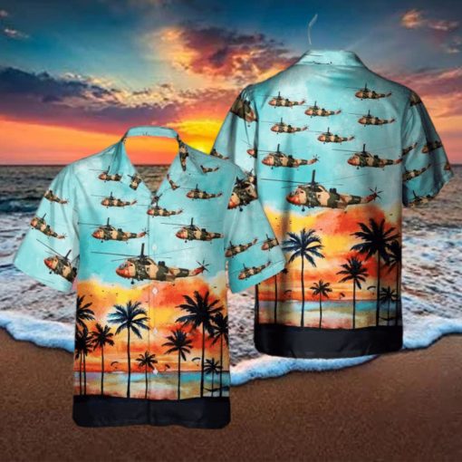 Sunset Beach Belgian Air Force Mk48 Aloha Hawaiian Shirts