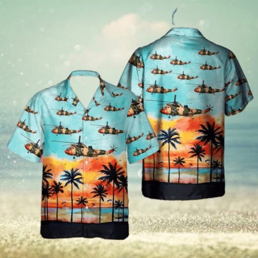 Sunset Beach Belgian Air Force Mk48 Aloha Hawaiian Shirts