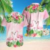 NCAA Oregon Ducks Hawaiian Shirt Palm Trees And Mountains Gift For Beach Trip