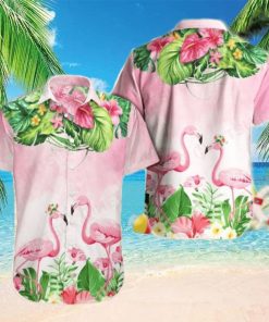 Sunset Soiree Party In Style With Flamingo Hawaiian Shirts