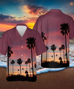 Sunset Venice Beach Unisex Hawaiian Shirts