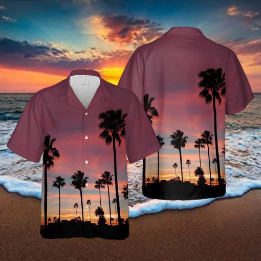 Sunset Venice Beach Unisex Hawaiian Shirts