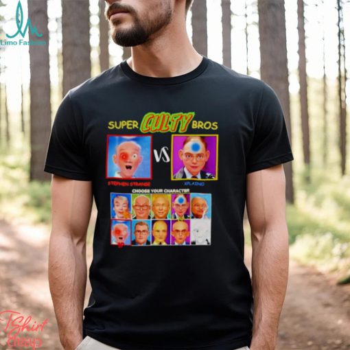 Super Culty Bros Stephen Strange vs Xplaino shirt