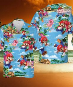 Super Mario Hawaiian Shirt