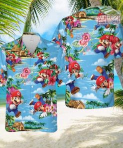 Super Mario Hawaiian Shirt