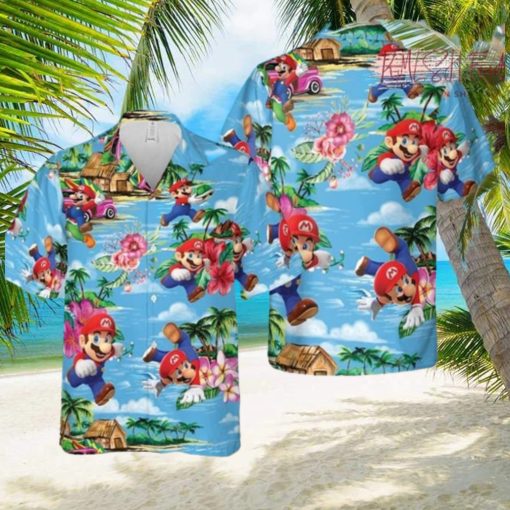 Super Mario Hawaiian Shirt