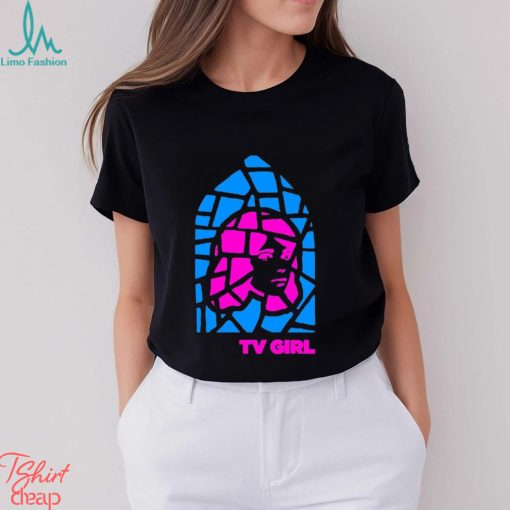 TV Girl Stain Glass Girl T Shirt