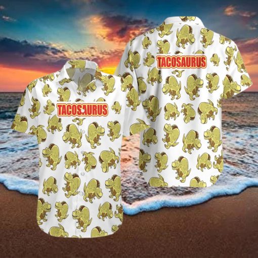 Tacosaurus Tacos Dinosaur Unisex Hawaiian Shirts