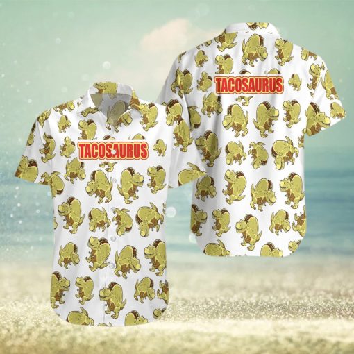 Tacosaurus Tacos Dinosaur Unisex Hawaiian Shirts