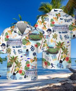 Tampa Bay Rays Go Bolts Funny Hawaiian Shirt