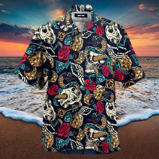 Tattoo Skull And Snake Amazing Aloha Hawaiian Shirts