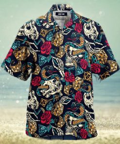 Tattoo Skull And Snake Amazing Aloha Hawaiian Shirts