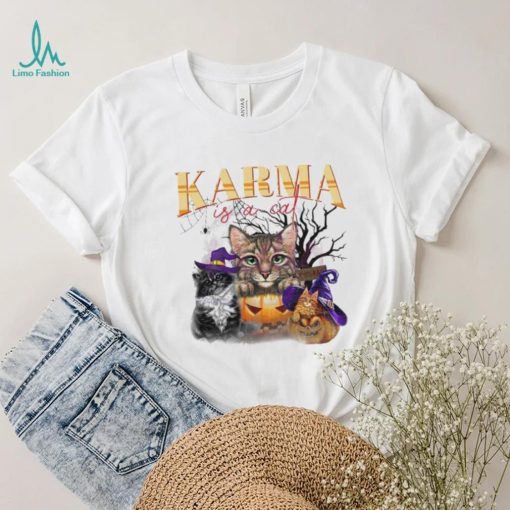 Taylor Karma Is Cat Halloween 2023 Shirt