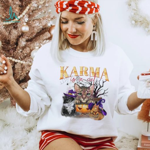 Taylor Karma Is Cat Halloween 2023 Shirt