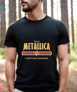 Team Metallica Lifetime Member T Shirt