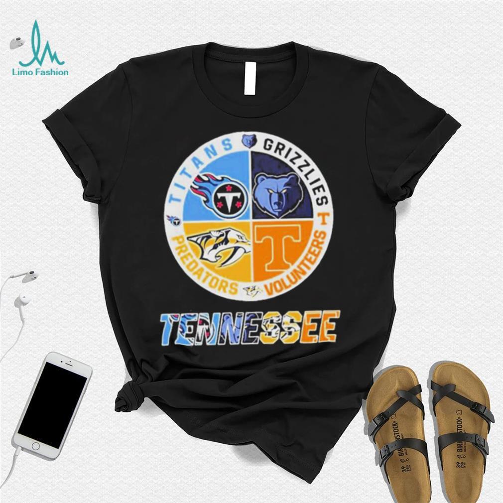 Tennessee Sports Teams Titans Grizzlies Volunteers And Predators T Shirt,  hoodie, sweater and long sleeve