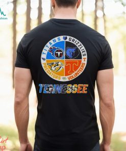 Tennessee Titans Grizzlies Volunteers and Predators logo shirt