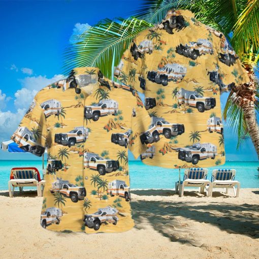 Texas Yorktown Volunteer Ems Summer Aloha hawaiian shirt