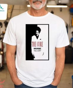 The Cure Miami July 1 2023 Kaseya Center Poster shirt