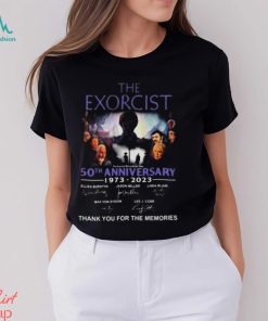 The Exorcist 50th Anniversary 1973 2023 Thank You For The Memories Signatures T Shirt