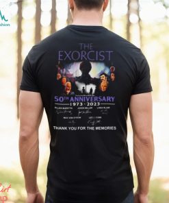 The Exorcist 50th Anniversary 1973 2023 Thank You For The Memories Signatures T Shirt