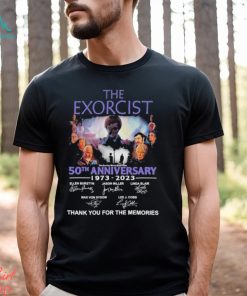 The Exorcist 50th Anniversary 1973 – 2023 Thank You For The Memories Signatures T Shirt