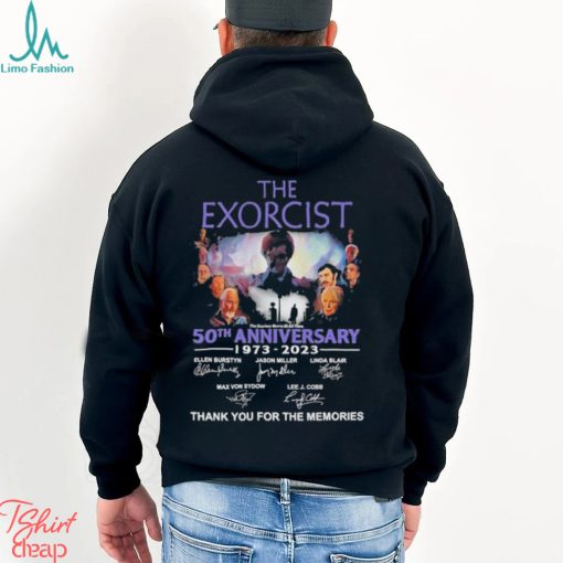 The Exorcist 50th Anniversary 1973 – 2023 Thank You For The Memories Signatures T Shirt