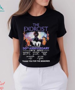 The Exorcist 50th Anniversary 1973 – 2023 Thank You For The Memories Signatures T Shirt