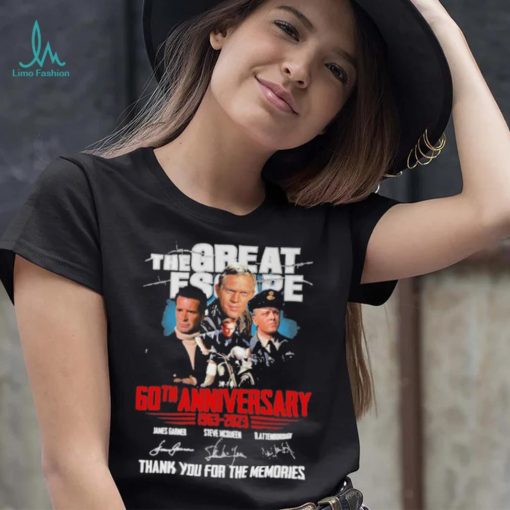 The Great Escape 60th Anniversary 1963 – 2023 Thank You For The Memories T Shirt