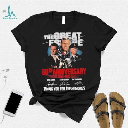 The Great Escape 60th Anniversary 1963 – 2023 Thank You For The Memories T Shirt