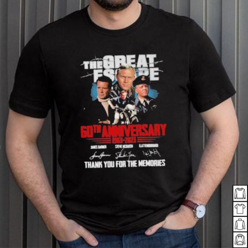 The Great Escape 60th Anniversary 1963 – 2023 Thank You For The Memories T Shirt