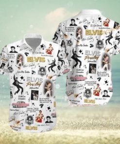 The King Elvis Presley Hawaiian Shirt Gift For Music Fans