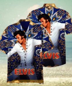 The King Elvis Presley Hawaiian Shirt Gift For Rock And Roll Lovers