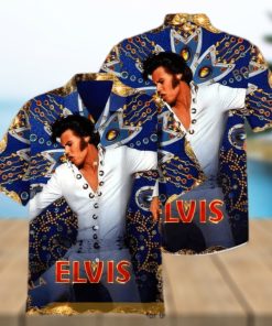 The King Elvis Presley Hawaiian Shirt Gift For Rock And Roll Lovers