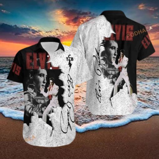 The King Of Rock And Roll Elvis Presley Hawaiian Shirt