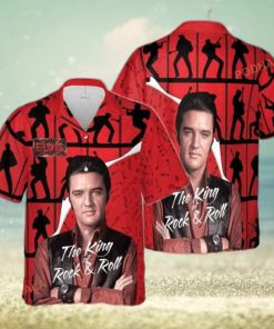 The King Rock And Roll Elvis Presley Hawaiian Shirt Beach Gift For Music Fans