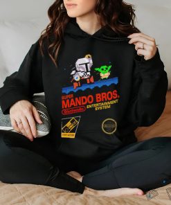 The Mandalorian X Super Mario Bros Super Mando Bros Dintendo game shirt