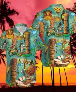 The Tiki Bar Is Open Hawaiian Shirt