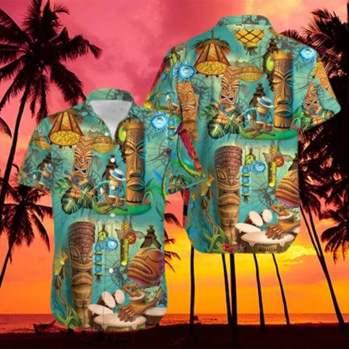 The Tiki Bar Is Open Hawaiian Shirt