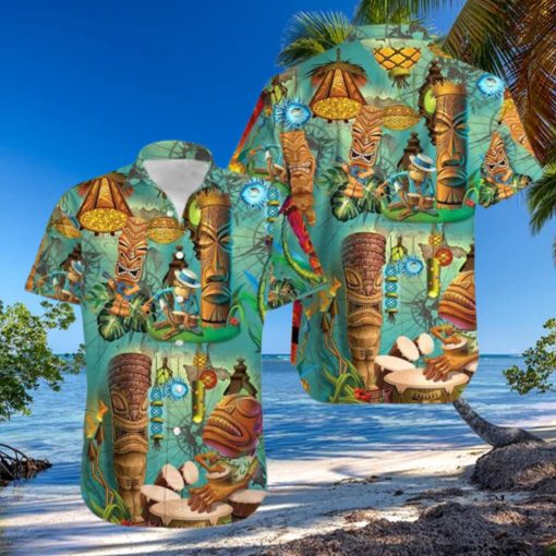 The Tiki Bar Is Open Hawaiian Shirt