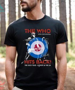 The Who With Orchestra Hits Back The 2023 Tour Europe & The UK Signatures Shirt