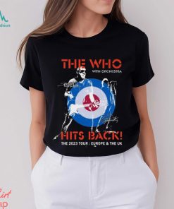 The Who With Orchestra Hits Back The 2023 Tour Europe & The UK Signatures Shirt