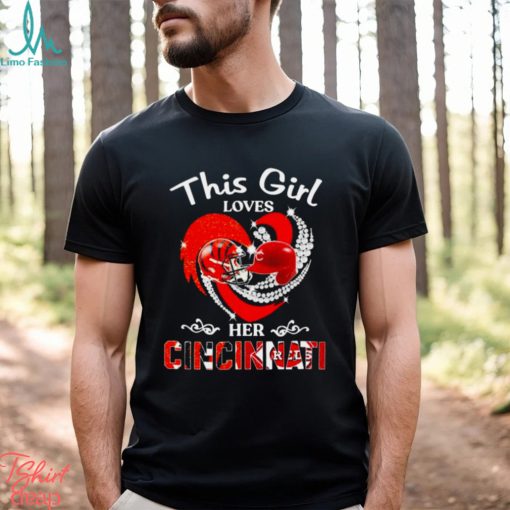 This girl loves her Cincinnati shirt