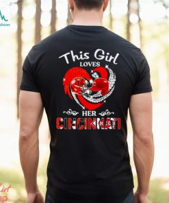 This girl loves her Cincinnati shirt